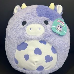 12 inches Squishmallows FuzzAMallows Cow(Bubba)